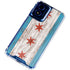 Chicago Flag Dark Wood Moto G 5G (2024) Clear Case